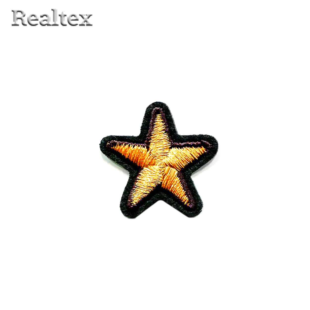  Термоаппликации Realtex S-2780 "Звезда" цв.золото