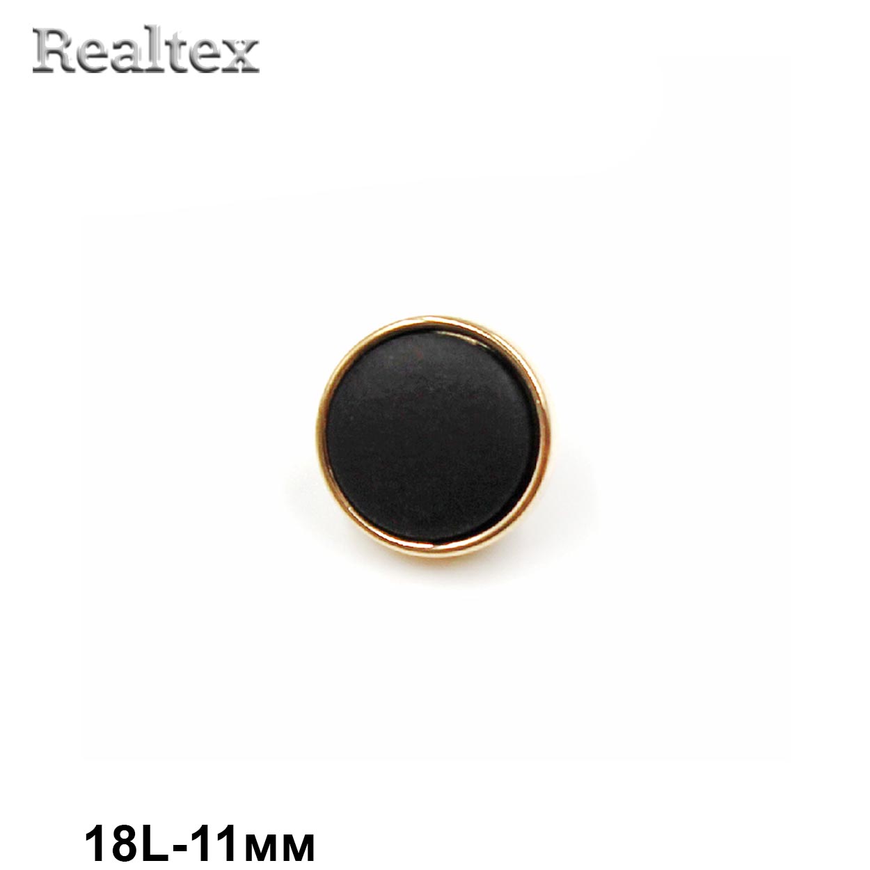 Пуговицы LA d-05 18L (72шт) цв.Black/G 