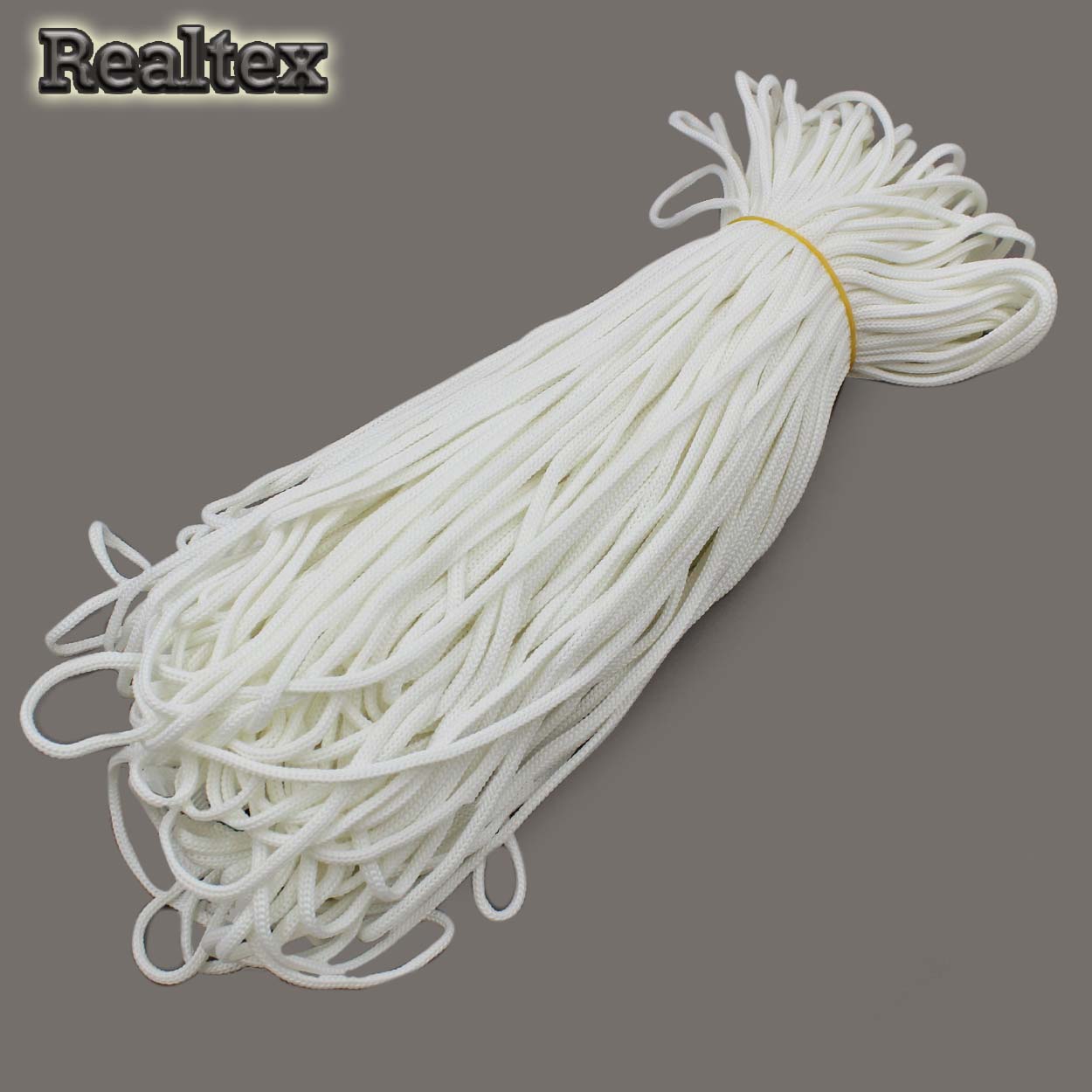 Шнур курточный 5мм цв.белый