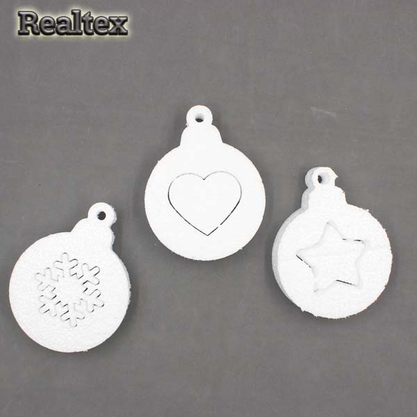 Заготовка для декорирования Шарики резные 13см мод.13369 (пенопласт пористый)