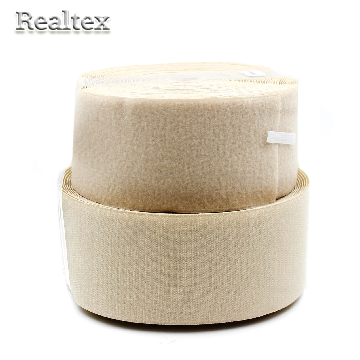 Липучка  Realtex 100мм цв.127 св.бежевый