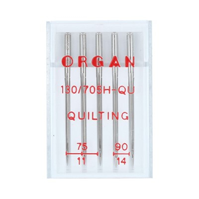 Иглы БШМ ORGAN для квилтинга №75-90 в пенале