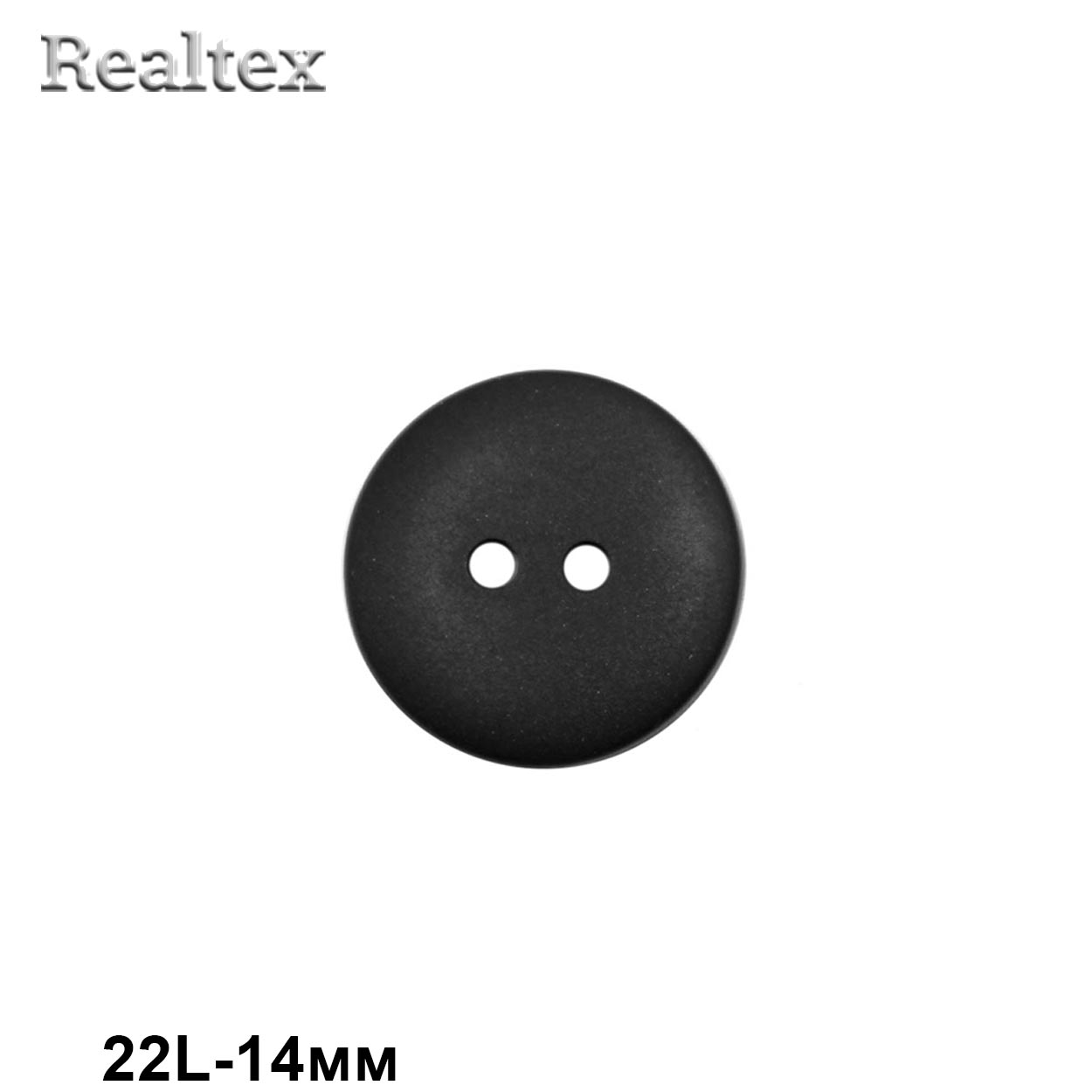 Пуговицы CR K18M 22L (144шт) цв.Black