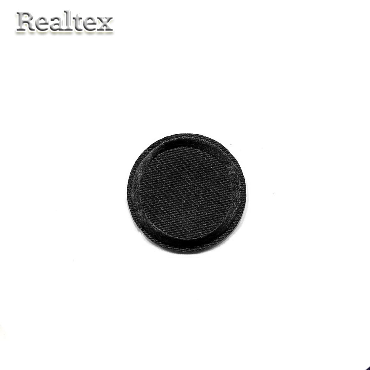 Термоаппликации Realtex S-4454 "Круг" цв.черный
