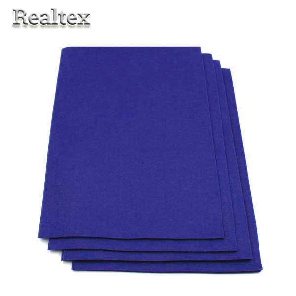 Фетр листовой мягкий Realtex 1,5мм 20*30см цв.070 электрик