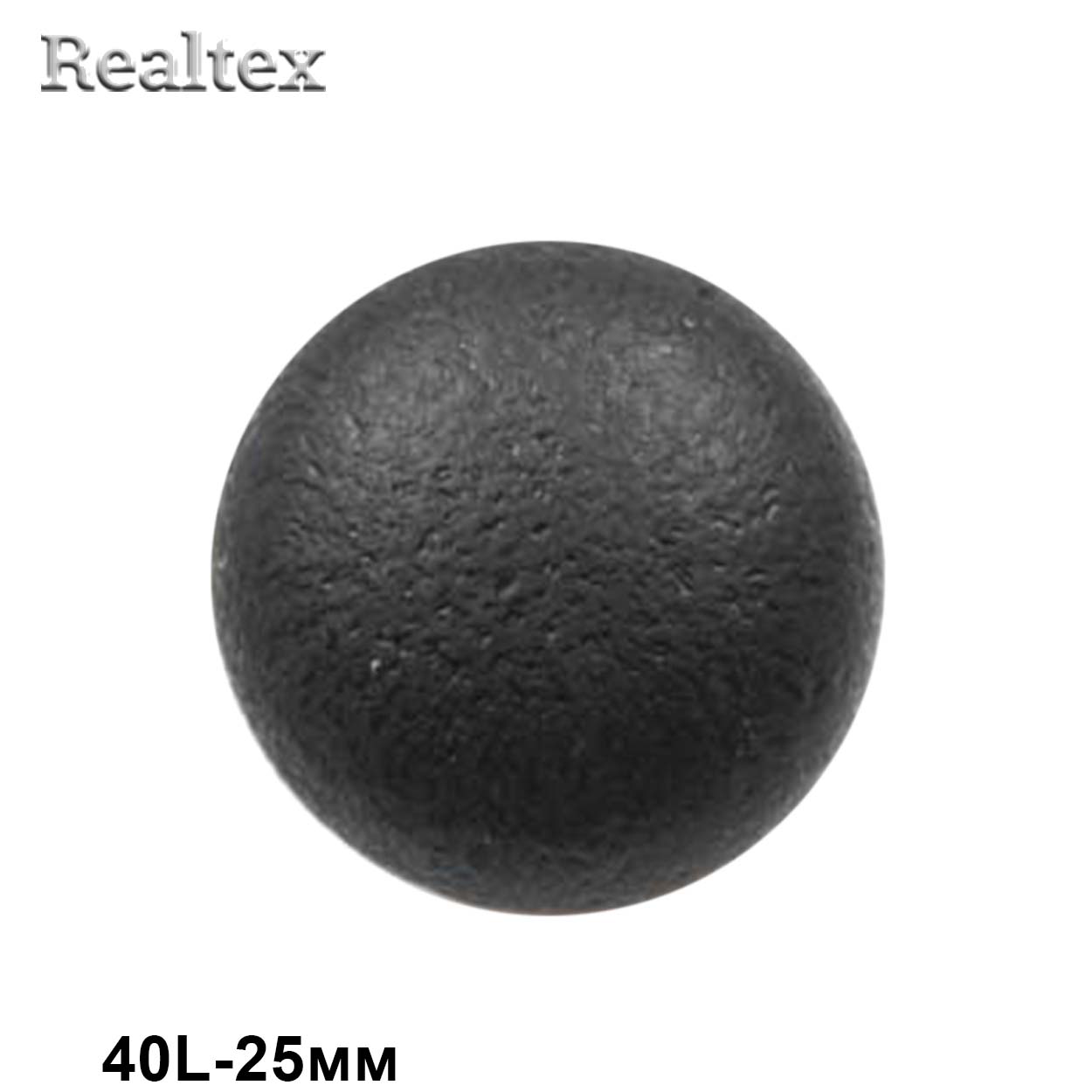 Пуговицы RB z-85 40L (36шт) цв.Black