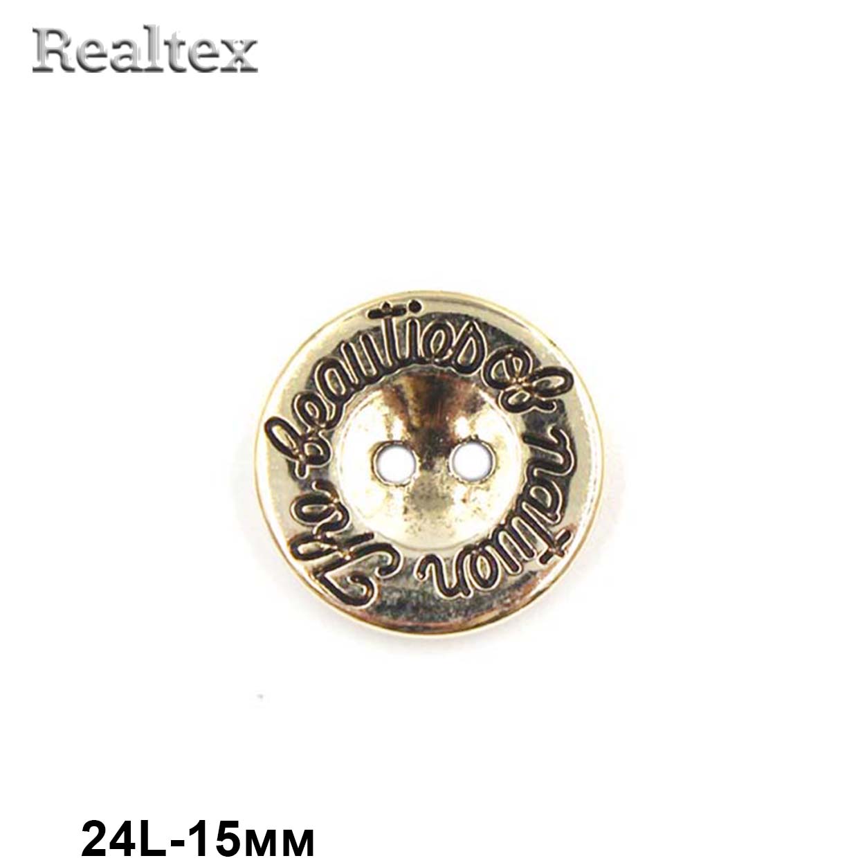 Пуговицы LA 1725 24L цв.AG