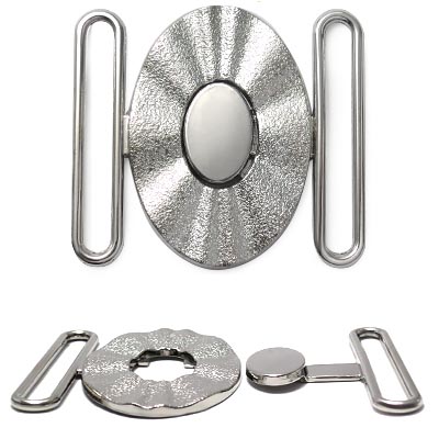 Пряжка металлическая ГНТ 7858 50мм цв.никель