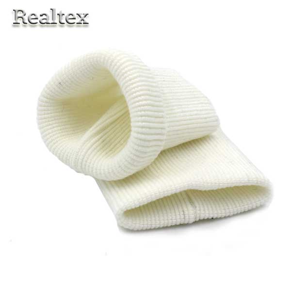 Манжет трикотажный АМ 8,5*7,5см 87%полиэфир+13%лайкра цв.белый