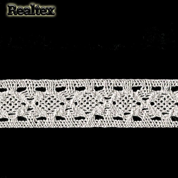 Кружево вязаное  35мм 35.01.094 (25м) цв.04 лен