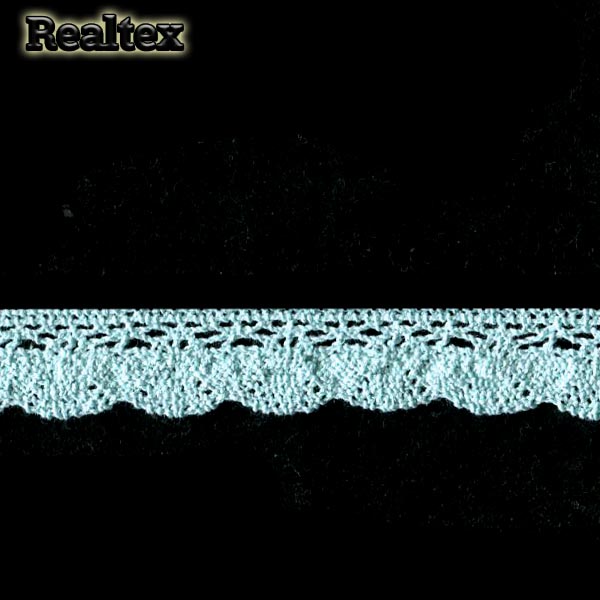 Кружево вязаное  19мм 19.01.110 (25м) цв.19 мята