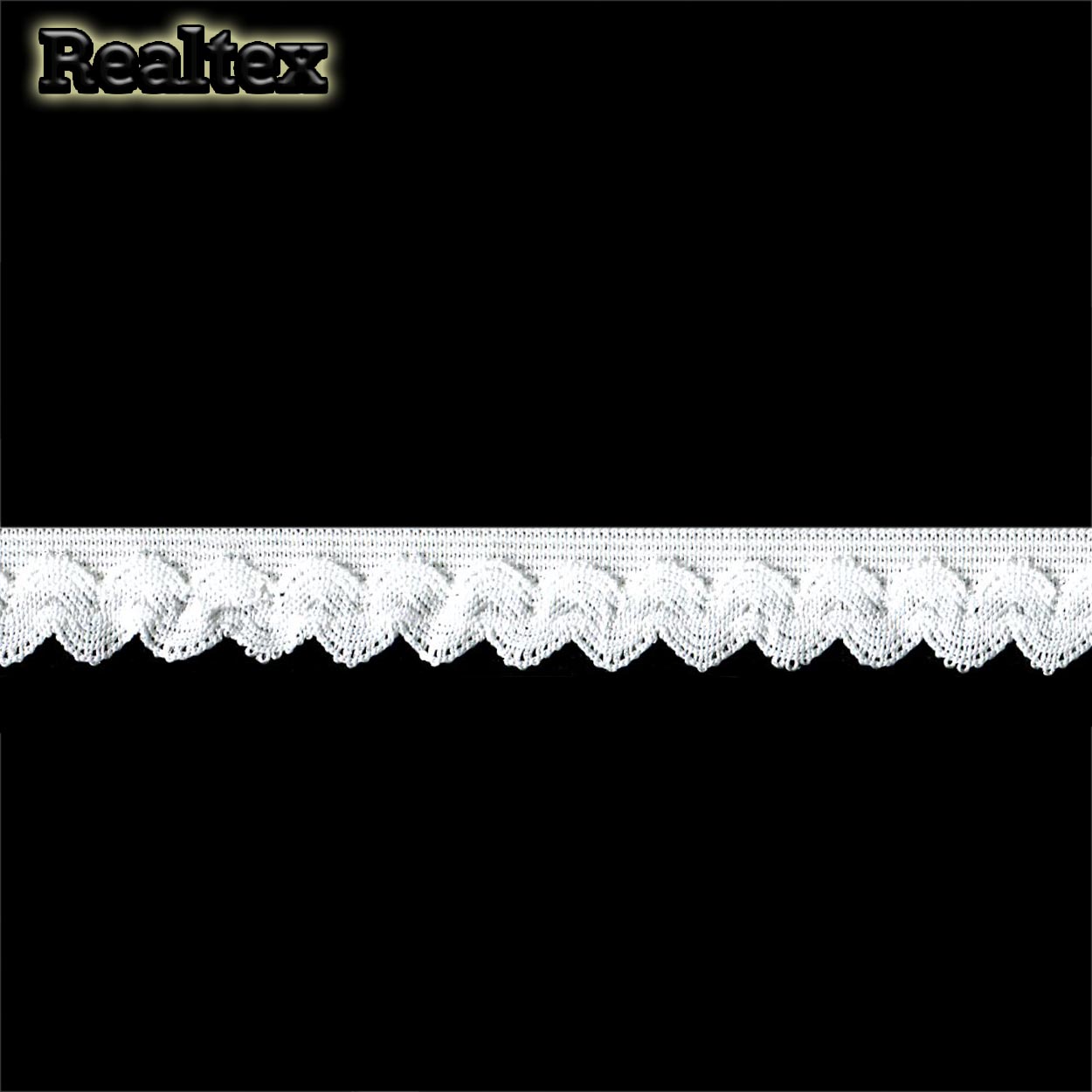 Резинка бельевая Realtex 2124 15мм (50м) цв.белый