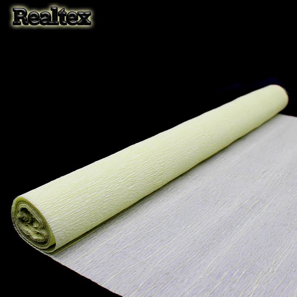 Бумага "креп" для декора Реалтекс цв.30 бледно-лимонный 