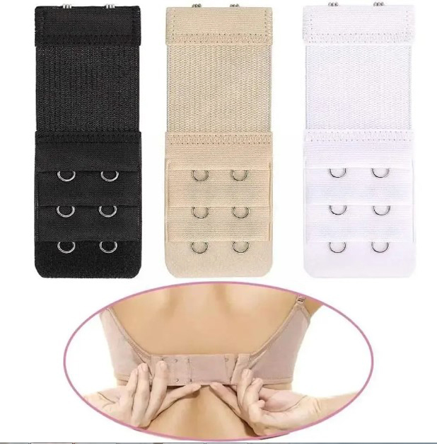 Удлинитель для бюстгалтера R 38мм на 2 крючка (3шт) цв.ассорти