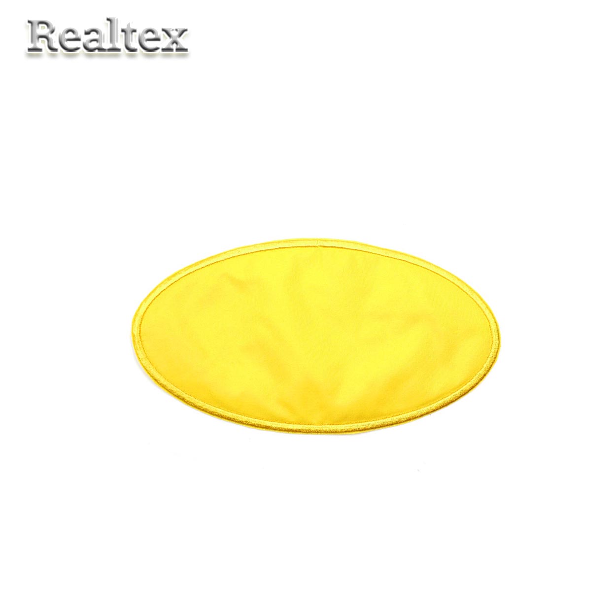 Термоаппликации 013 "Овал" цв.желтый 