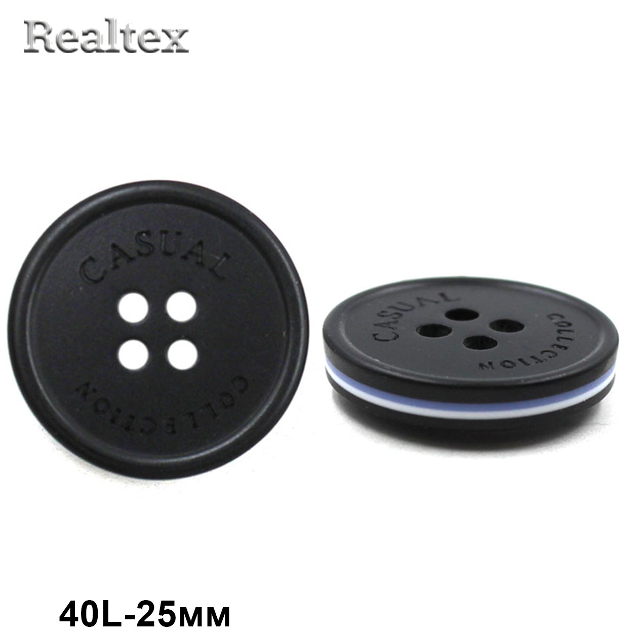 Пуговицы CB 3679 40L (36шт) цв.A-Grey