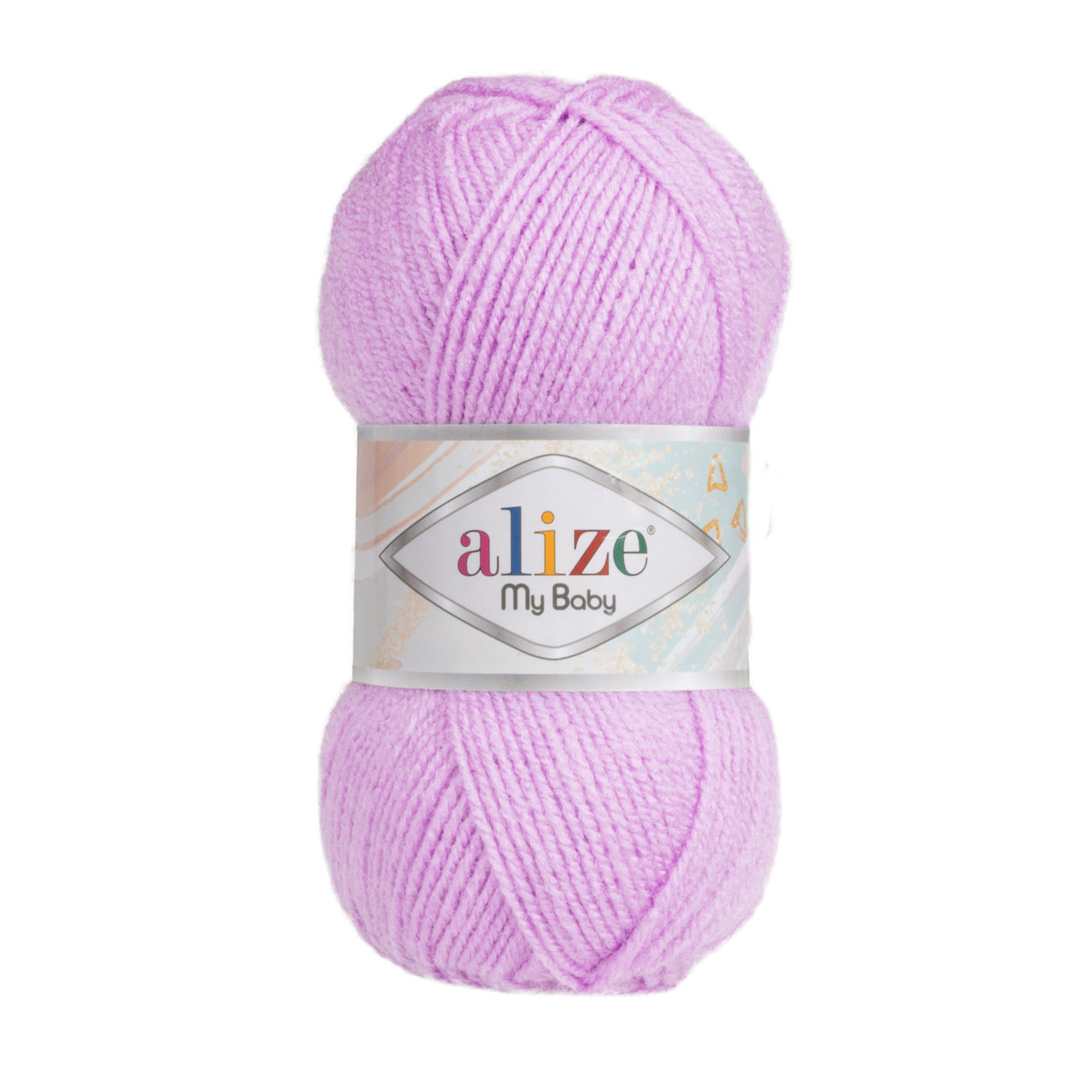 Пряжа Alize "My Baby" (50гр) цв.027 лиловый