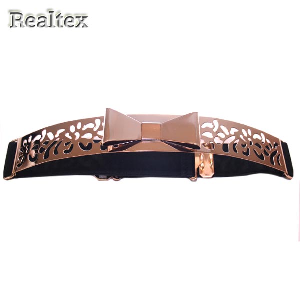 Ремень женский CBT-3013 цв.золото/черный 