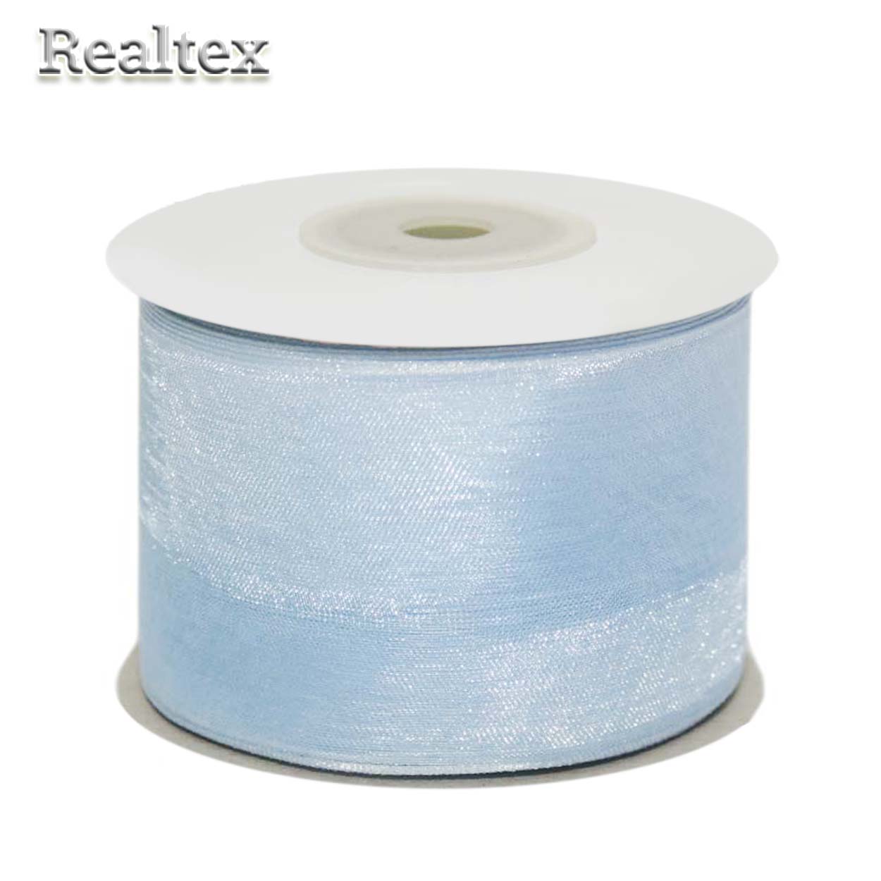 Лента капроновая 50мм Realtex цв.0280 голубой