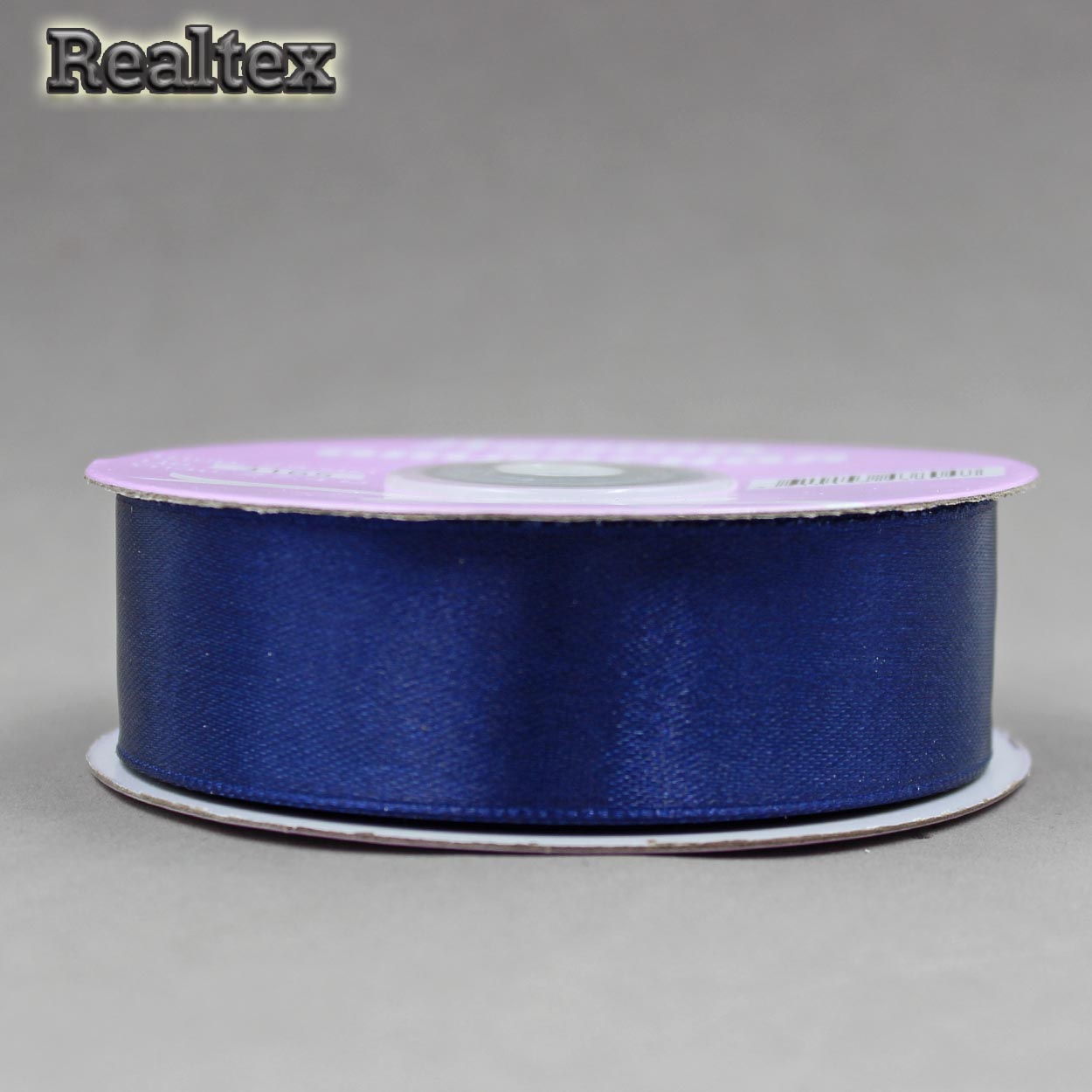 Лента атласная 25мм Realtex (27,4м) цв.3165 синий