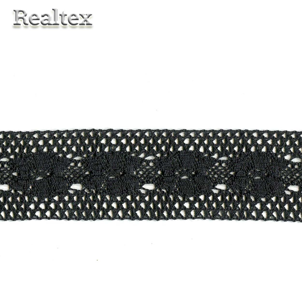 Кружево вязаное  50мм 50.01.169 цв.26 черный