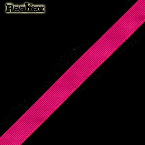 Лента репсовая 12мм Ideal (27,4м) цв.187 фуксия