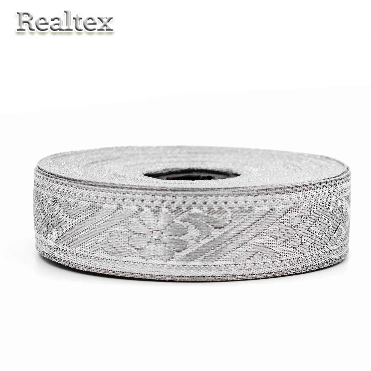 Тесьма церковная 22мм 01401 цв.серебро