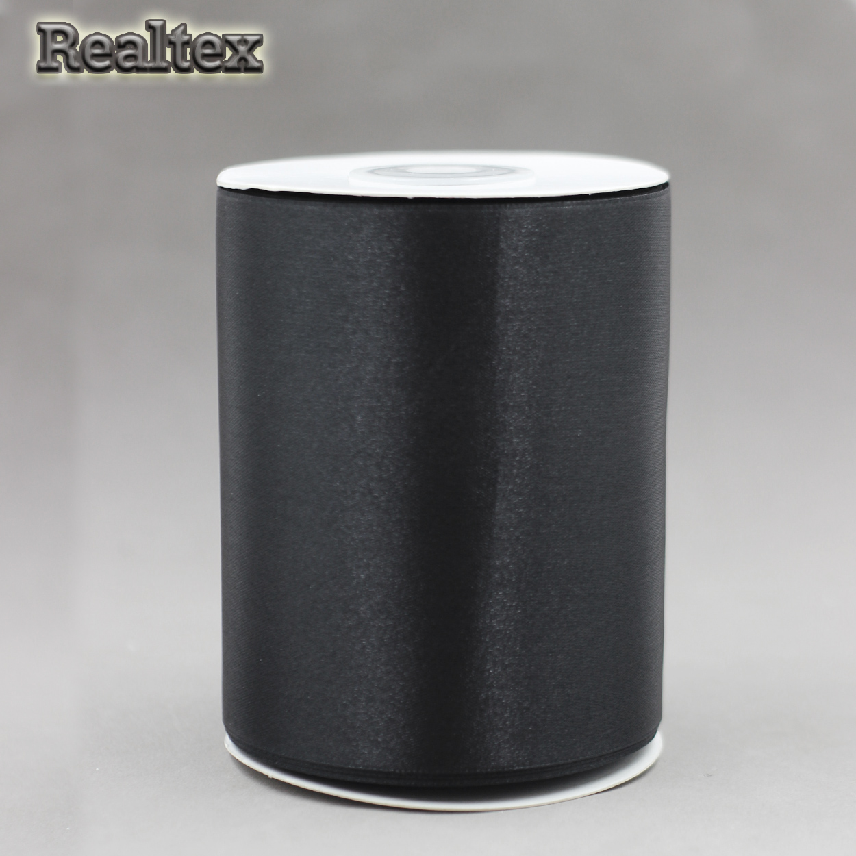 Лента атласная 100мм MG (22,5м) цв.3173 чёрный