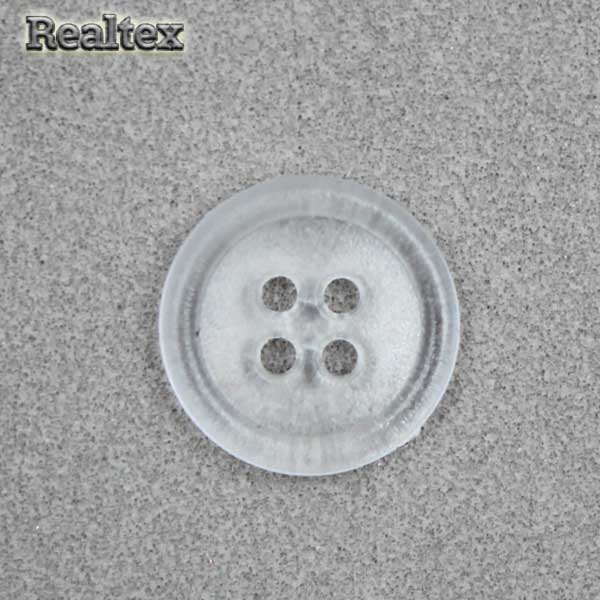 Пуговицы 4 прокола 14мм КЛ 14-4 цв.прозрачный 