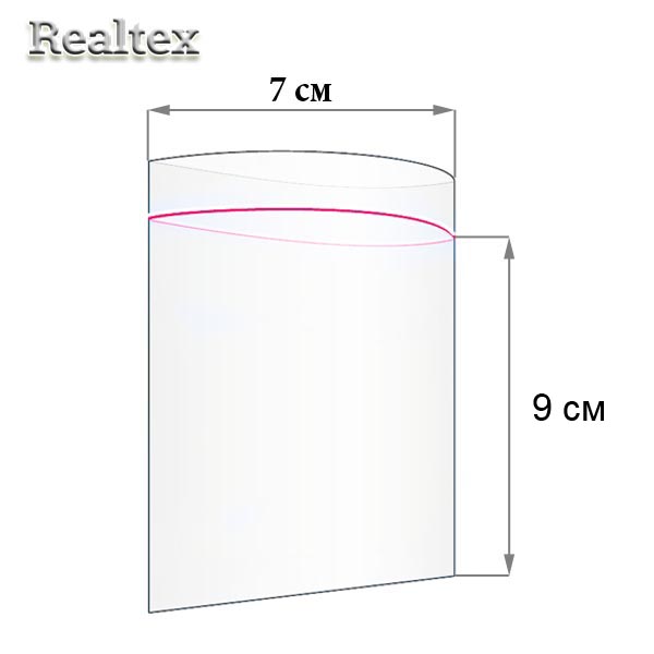 Пакеты с замком Zip Lock 80мкм  7х9см (500шт)