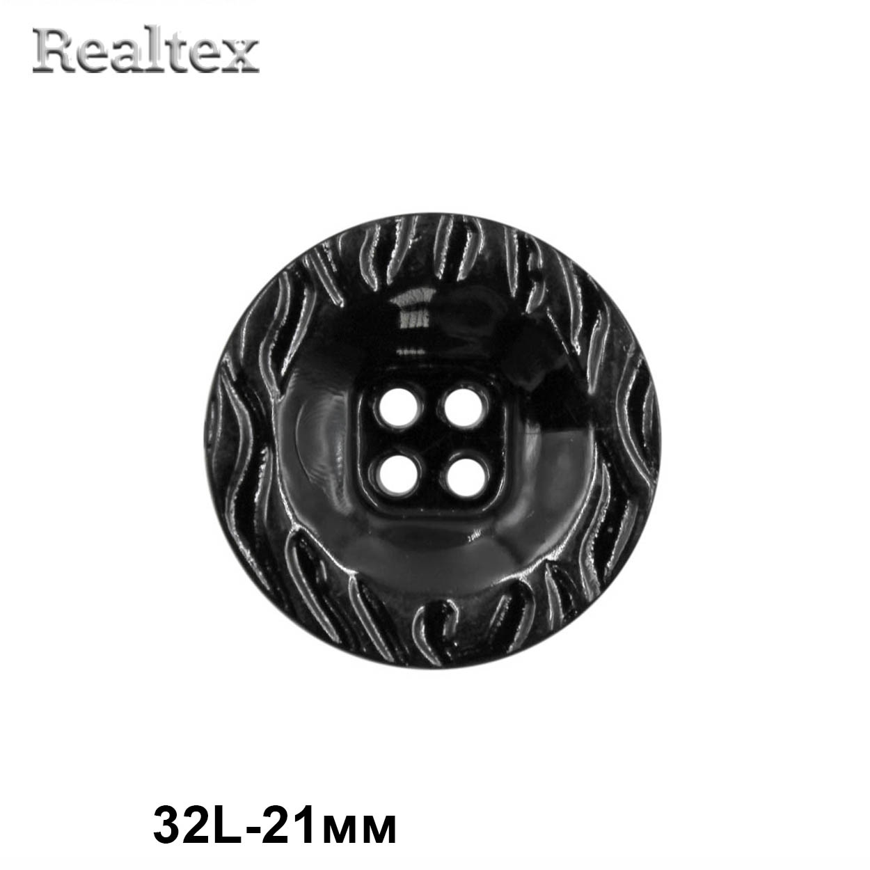 Пуговицы VB 28 32L (10шт) цв.черный