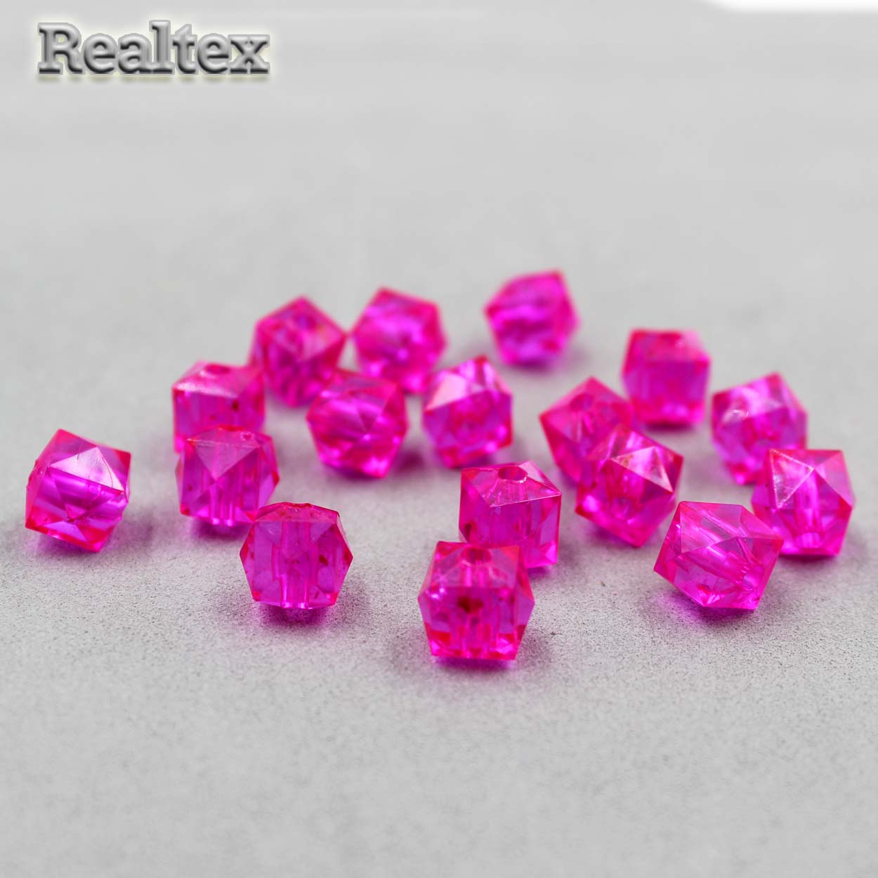 Бусины акриловые 3245 10мм (100гр) цв.11 малина 