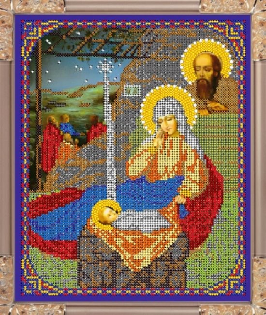 Рисунок на канве бисер "Светлица" 443 А-4 "Рождество"