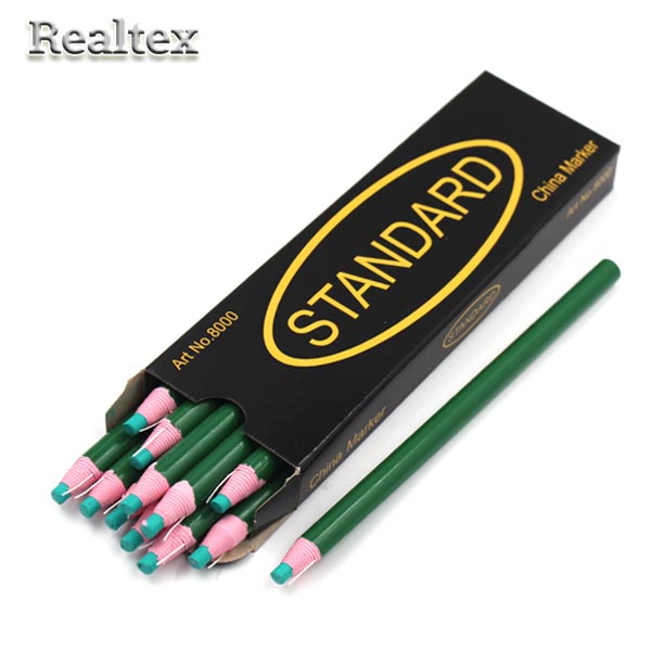 Карандаш Realtex самозатачивающийся, меловой цв.зеленый