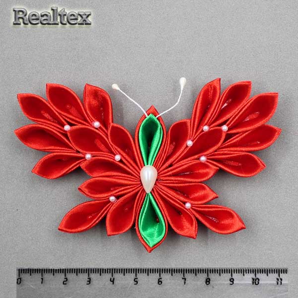 Украшение ручной работы №800/1 цв.3047 красный