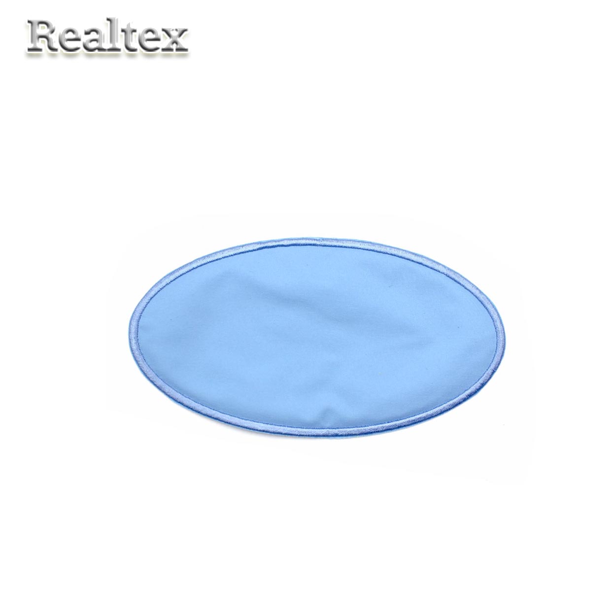 Термоаппликации 013 "Овал" цв.голубой 