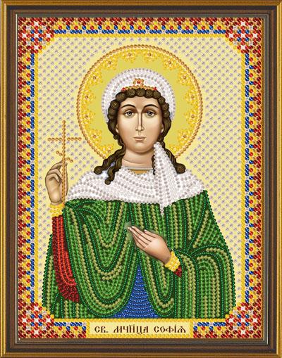 Набор для вышивания бисером НС С 6169 "Св. Мч. София"