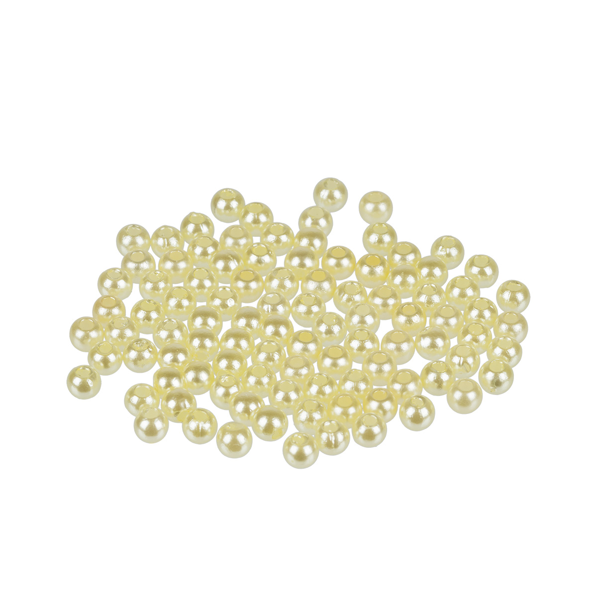 Бусины  4мм "Zlatka" PB (100шт) цв.52 кремовый