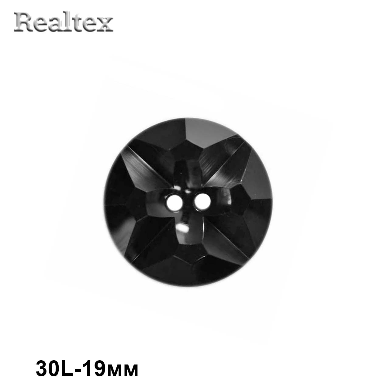 Пуговицы SB 3641N 30L (50шт) цв.черный