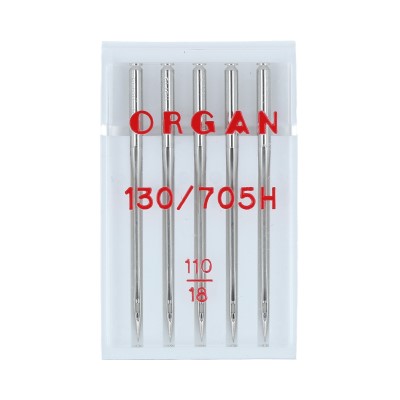 Иглы БШМ ORGAN универсальные №110 (5игл) в пенале