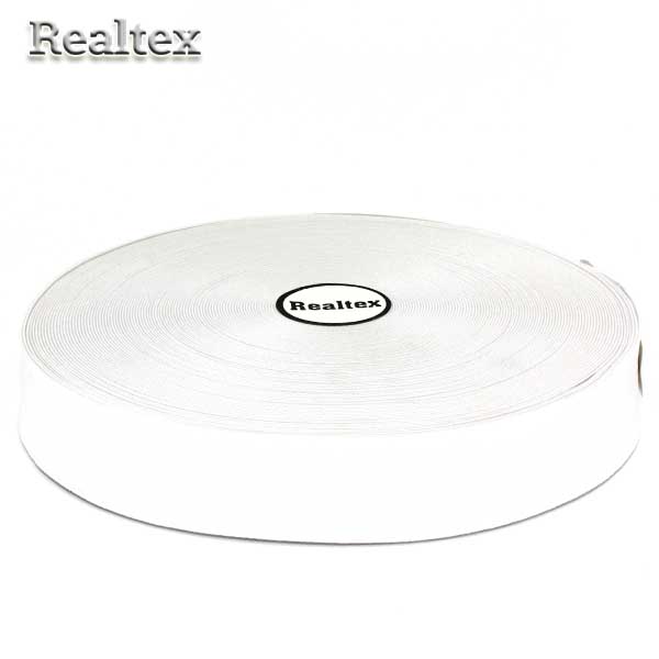 Резинка вязаная Realtex  35мм (40м) цв.белый 