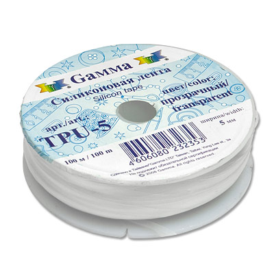 Лента силиконовая плоская TPU-5 5мм Гамма