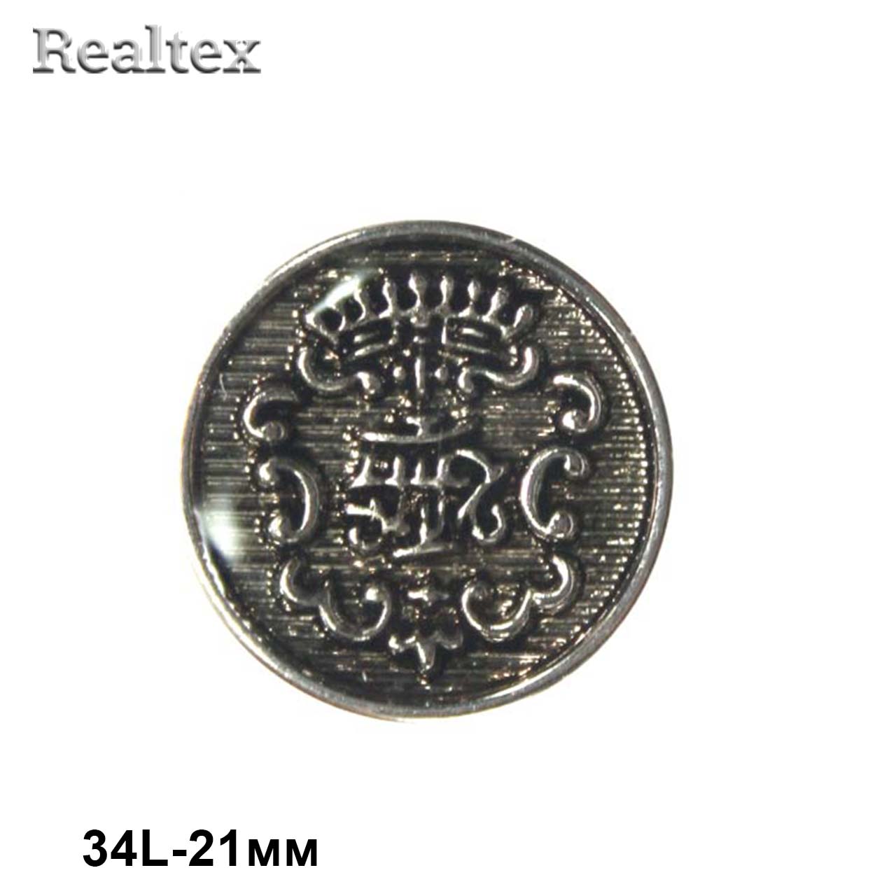 Пуговицы LA X-34 34L (36шт) цв.Pewter