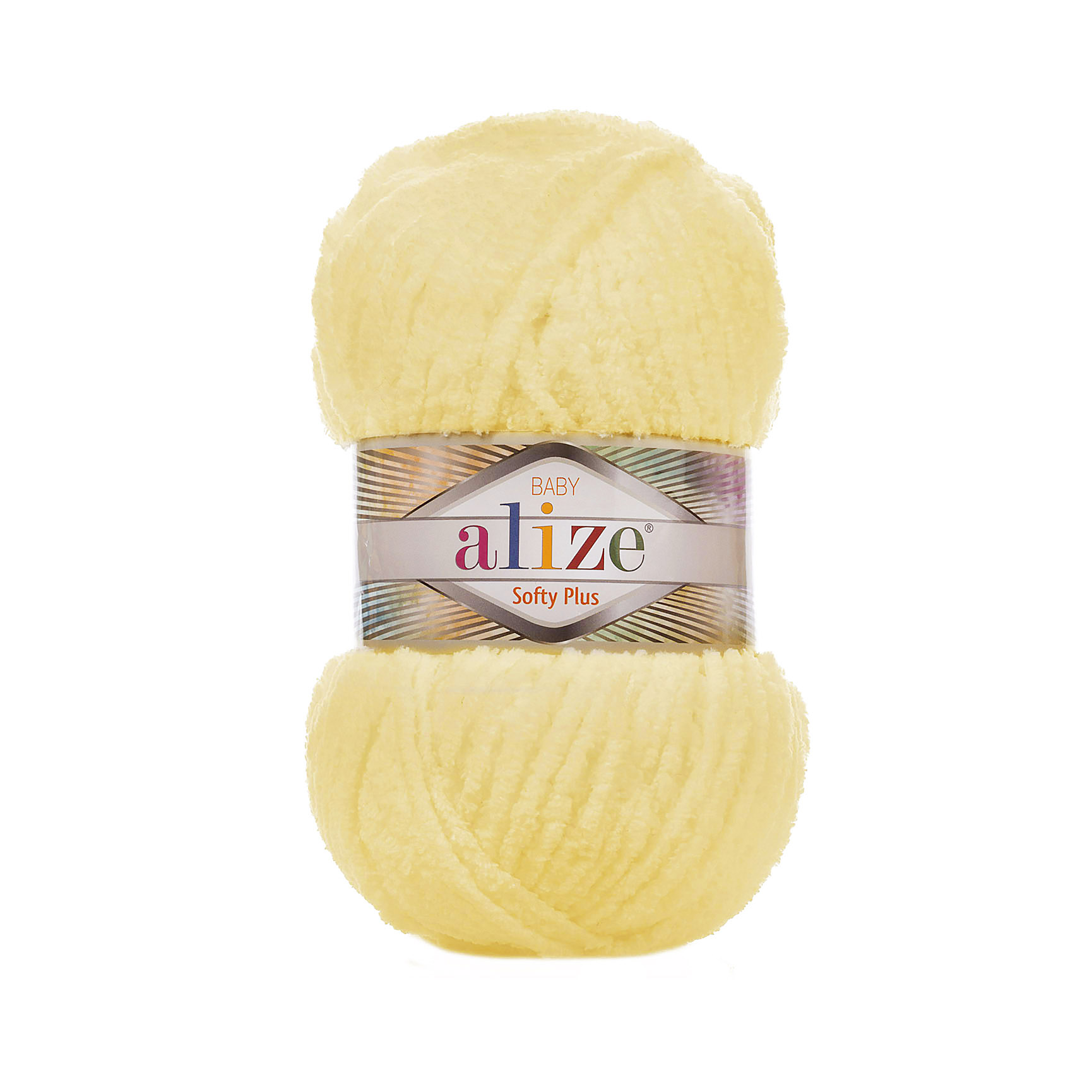 Пряжа Alize "Softy Plus" (100гр) цв.013 желтый