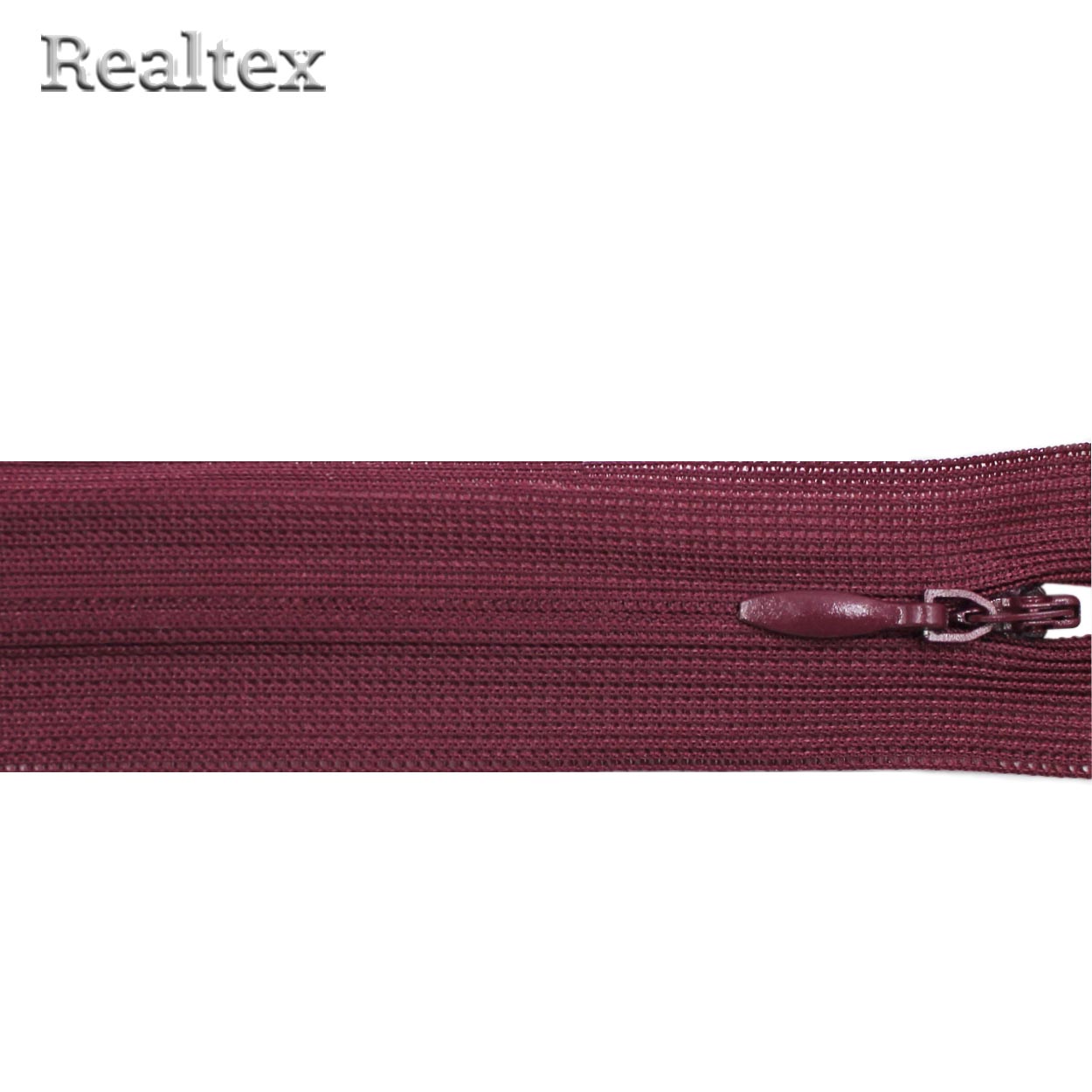 Молния потайная G-013P 20см цв.173 бордовый