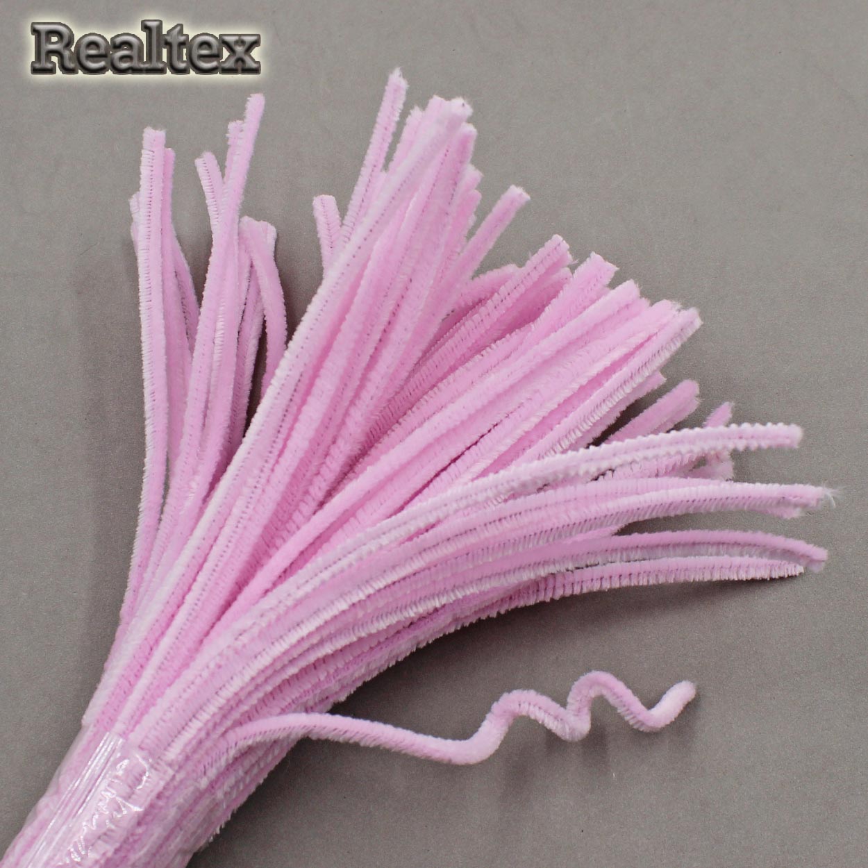 Проволока "Синель" RS для творчества d-6мм 30см (100шт) цв.MKL-05 розовый 