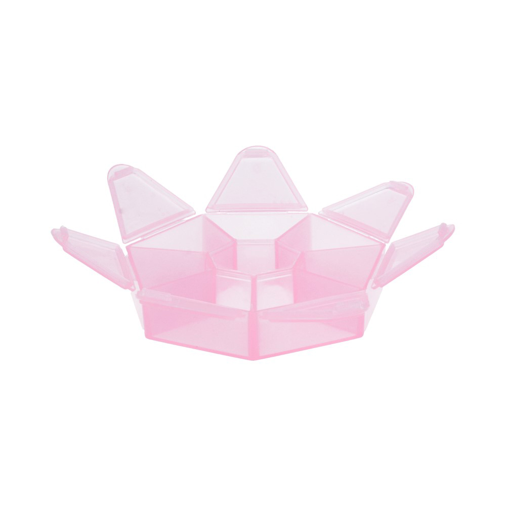 Контейнер пластик T-36/К-36 91*21мм (3шт) цв.розовый