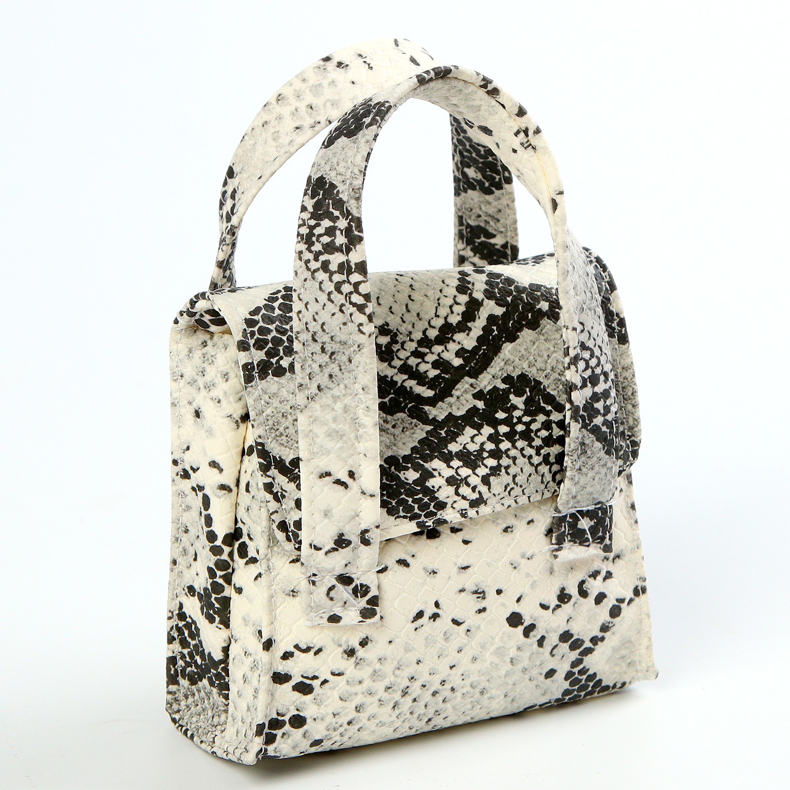 Сумка для куклы 9702454 "Питон" цв.чёрно-белый