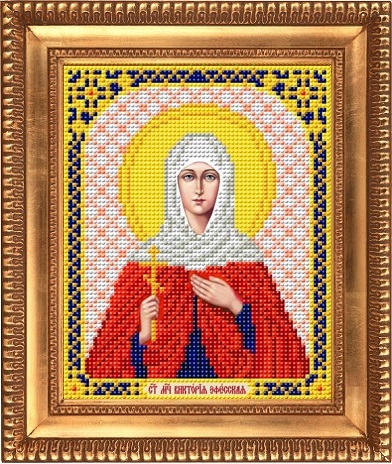 Рисунок на ткани бисером "Благовест" И-5148 "Св.Мч.Виктория"