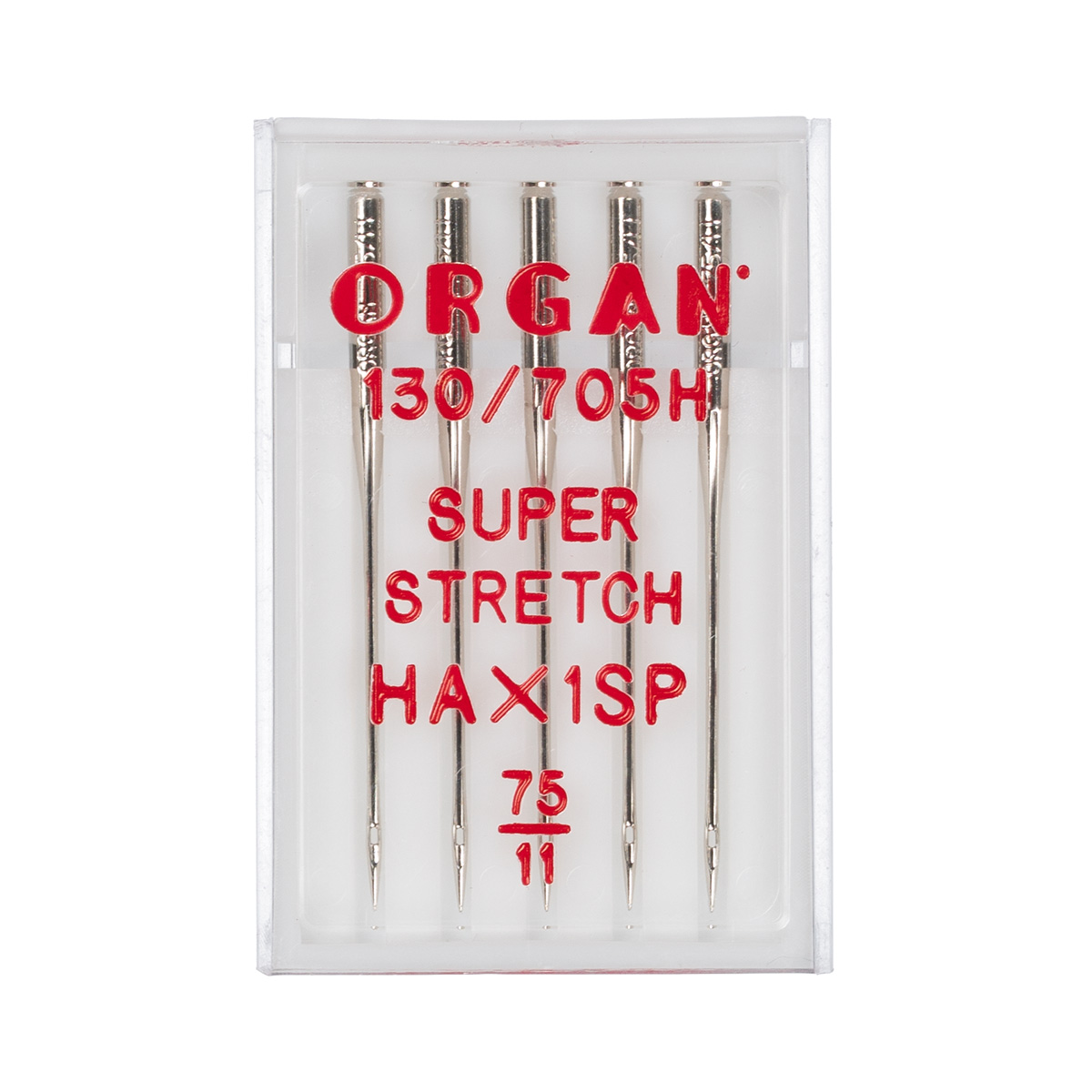Иглы БШМ ORGAN супер стрейч №75 в пенале